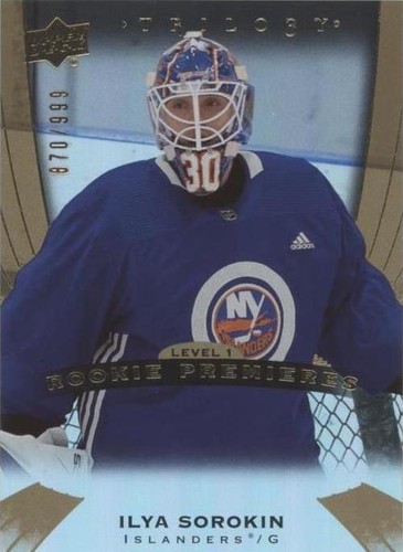 2020-21 Upper Deck Trilogy - Ilya Sorokin #IS
