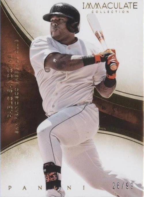 Panini Immaculate Collection 2014 - Pablo Sandoval #66