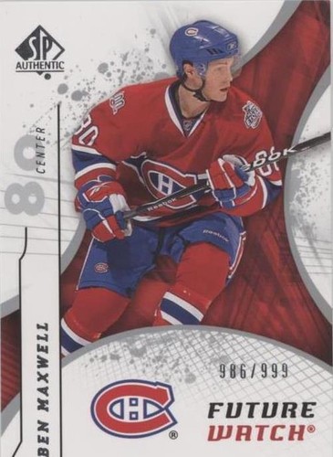 2008-09 SP Authentic - Ben Maxwell #172