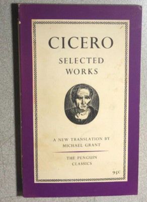 SELECTED WORKS by Cicero () Penguin paperback