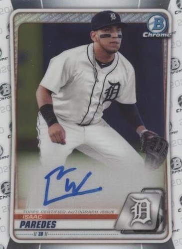 2020 Bowman Chrome - Isaac Paredes #CPA-IP