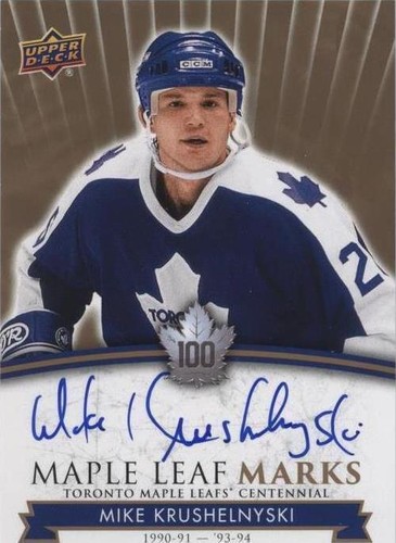 2017 Upper Deck Toronto Maple Leafs Centennial - Mike Krushelnyski #MLM-MK