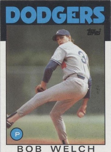 1986 Topps - Bob Welch #549