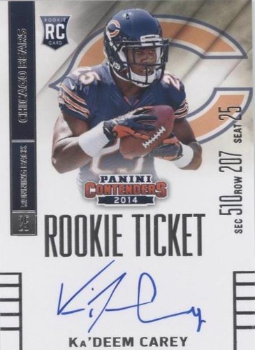 2014 Panini Contenders Ka'Deem Carey #223