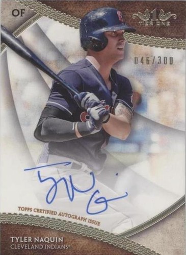2017 Topps Tier One - Tyler Naquin #BOA-TNA