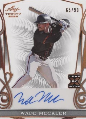 2023 Leaf Trinity - Wade Meckler #BA-WM1