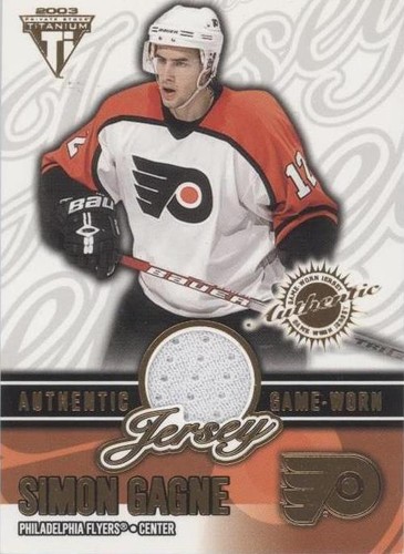 2002-03 Pacific Private Stock Titanium - Simon Gagne #49