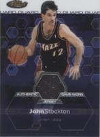 2002-03 Topps Finest - John Stockton #143