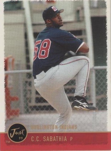 超レア 1999 CC Sabathia 直筆サイン ルーキーカード 美品 CC C. C. Sabathia 1999 Team Best Minor League Autograph