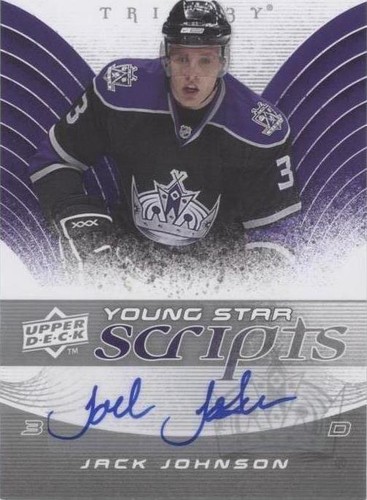 2008-09 Upper Deck Trilogy - Jack Johnson #YS-JJ