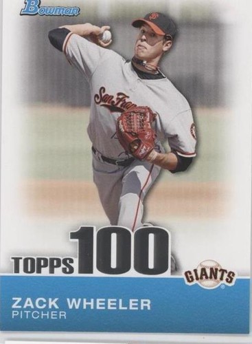 2010 Bowman - Zack Wheeler #TP86