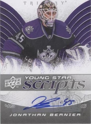2008-09 Upper Deck Trilogy - Jonathan Bernier #YS-BE
