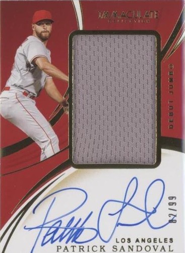 2020 Panini Immaculate Collection - Patrick Sandoval #DJA-PS