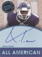 2011 Press Pass Legends Jordan Todman #AA-JT