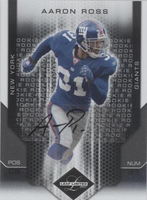 2007 Leaf Limited Aaron Ross #257