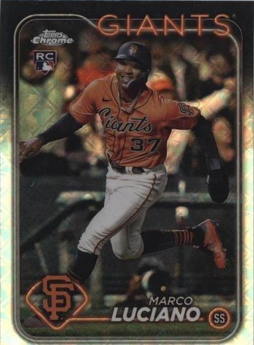 2024 Topps Chrome Logofractor Edition - Marco Luciano #210