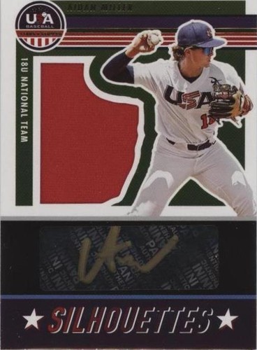 2023 Panini USA Baseball Stars & Stripes - Aidan Miller #SIL-AM