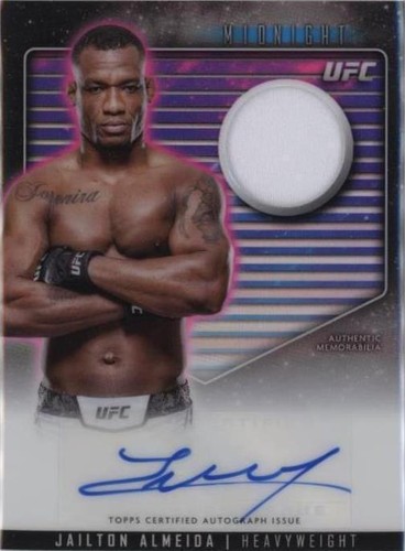 2024 Topps Midnight UFC - Jailton Almeida #RCA-JAL