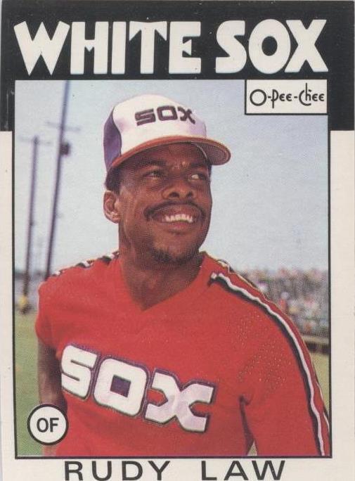 1986 O-Pee-Chee - Rudy Law #6