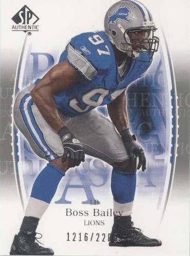 2003 SP Authentic Boss Bailey #109