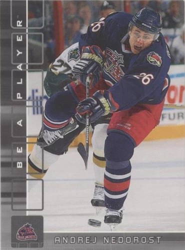 2001-02 In the Game Be A Player Memorabilia - Andrej Nedorost #403