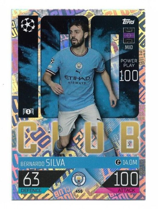 22-23 Topps BERNARDO SILVA シウバ 直筆サインカード ベルナルド・シウバ 2024-25 Topps 直筆サインカード 75枚限定