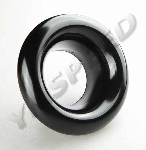 US SHIP 5" inch Short Ram Cold Intake Velocity Stack Aluminum Turbo Horn Black