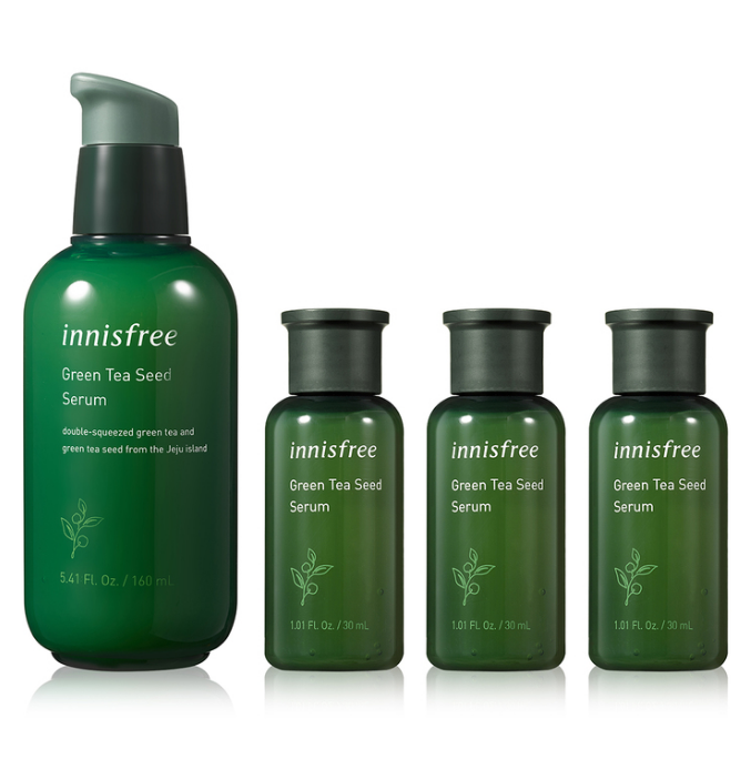 Innisfree Green Tea Seed Serum 160ml 90ml Dryness Dullness Unevn skin Hydration eBay