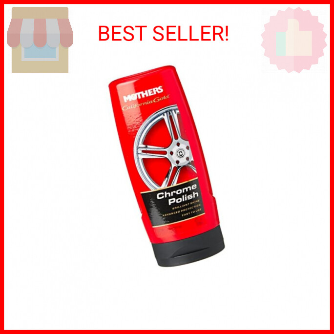 Mothers 05212 California Gold Chrome Polish, 12 oz.