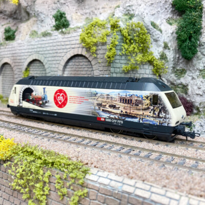 Locomotive Re 460 019-3 ''175 ans des chemins de fer Suisse'', SBB CFF, Ep VI digi