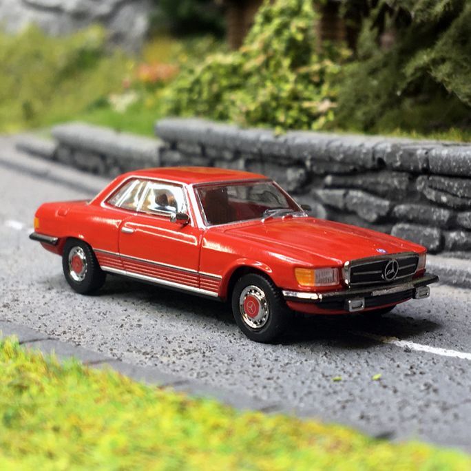 Mercedes Slc (C107) Rouge - Pcx87 0476 - Ho 1/87