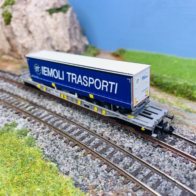 Wagon Poche T3 Sdgmnss, Hupac, Ep Vi - Fleischmann 6660007 - N 1/160