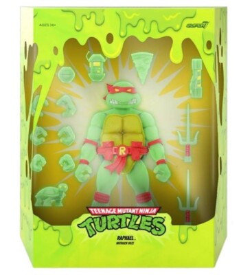TMNT ULTIMATES RAPHAEL MUTAGEN OOZE GLOW FIGURE SUPER7