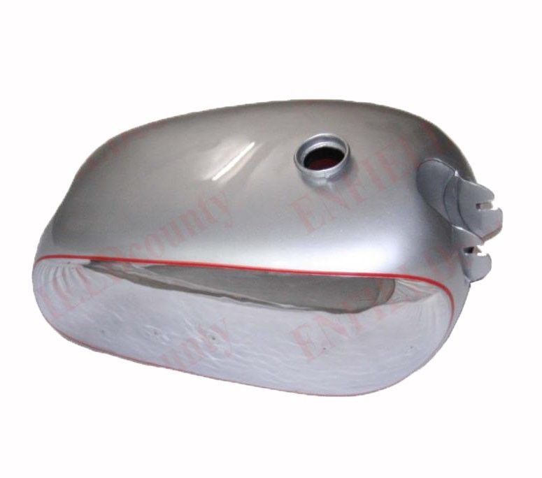 Fuel Petrol Gas Tank Silver Painted Chrome Plated 1950 BSA Golden Flash A10  