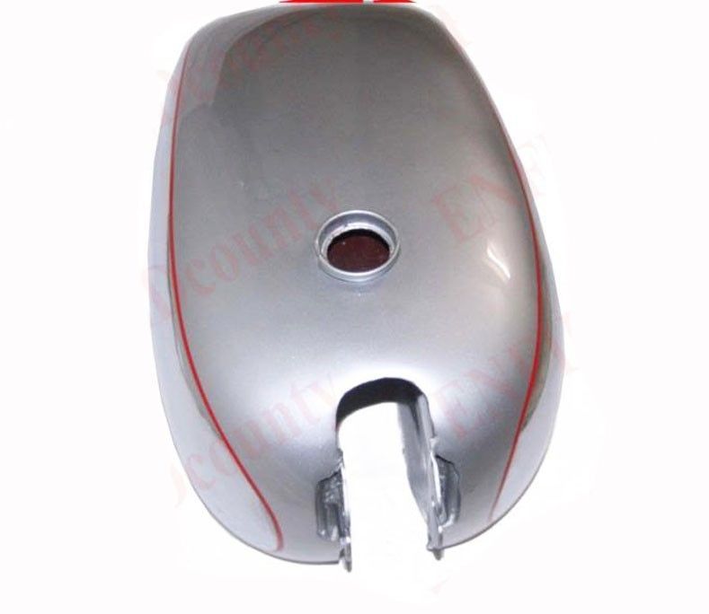 Fuel Petrol Gas Tank Silver Painted Chrome Plated 1950 BSA Golden Flash A10  