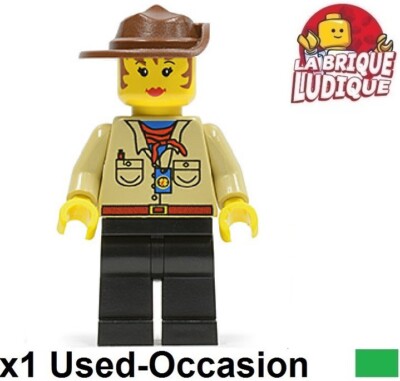 Lego Figurine Minifig Studios Miss Gail Storm / Pippin Reed Explorer stu006