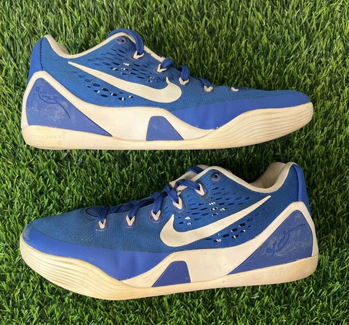 Nike Kobe 9 IX Low ID iD Blue White Size 7.5 Sneakers 688501