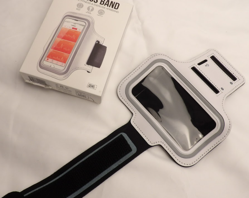 Fitness Band Universal Fitness & Exercise Armband (White)