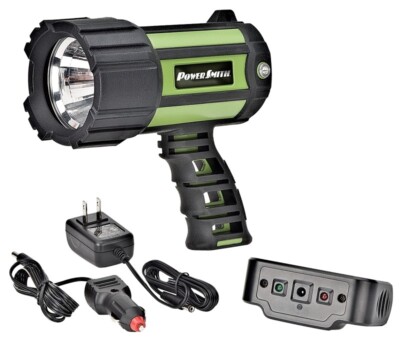 NEW POWERSMITH PSL10700W 700 Lumen Waterproof Rechargeable BATTERY SPOT LIGHT