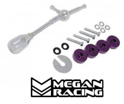 Megan Racing Short Throw Shifter & Knob FOR Scion tC 05-10 JDM T-6 Billet Steel