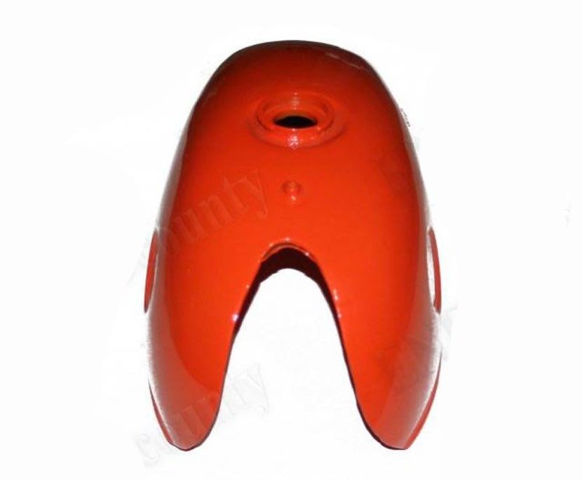 Benelli Mojave Cafe Racer 260 360 Orange Painted Gas Petrol Fuel Tank 