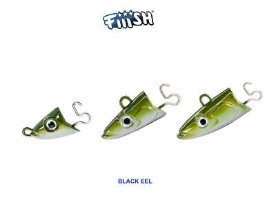 BLACK EEL FIIISH SIZE 2 BE 1470 KAKI TESTINE 16 GR  OFF SHORE   2 PEZZI