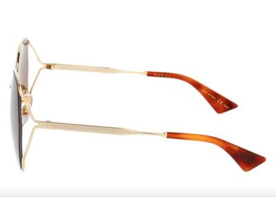 GUCCI GUCCI GG0818SA - 002 BROWN SUNGLASSES