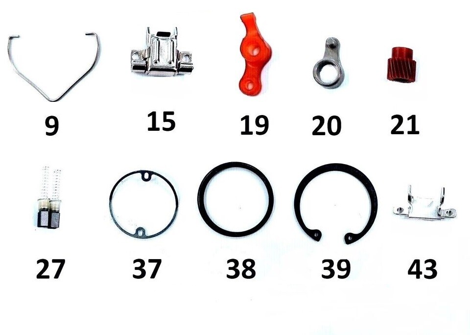 Parts for OSTER clippers CLASSIC 76 and A5,