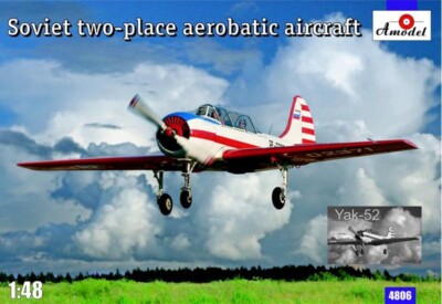 Amodel 4806 Yak-52 Plastic model kit 1/48 Aircraft kit