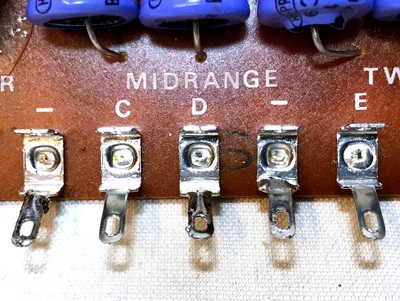 2 Universal 3-Way Crossover Networks 40-1299A Radio Shack Realistic 6dB 100Watts