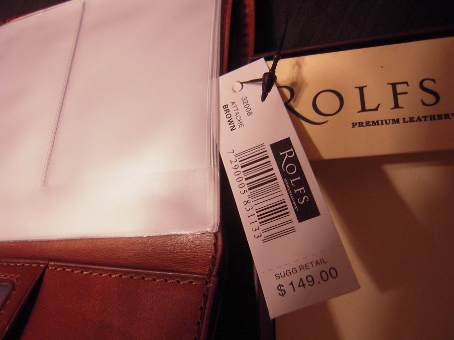 BLACK ROLFS Men's wallet 21 credit card slots Genuine Premium Leather ATTACHE NW