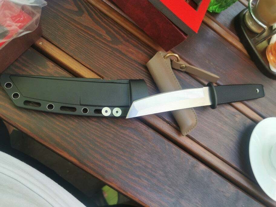 9.9" TACTICAL SURVIVAL Rambo Hunting FIXED BLADE KNIFE Army Bowie w/K SHEATH