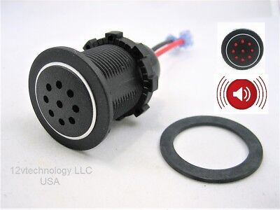 Low Voltage Battery Alarm, Know When To Charge Alert w/LED & Tone 12V Voltmeter