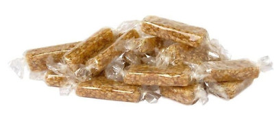 Sesame Seed and Honey Crunch Mini Candy Bars, Joyva Sesame Crunch - 1 LB Bulk Ba
